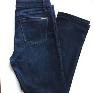 White House Black Market Straight Crop Jeans 8